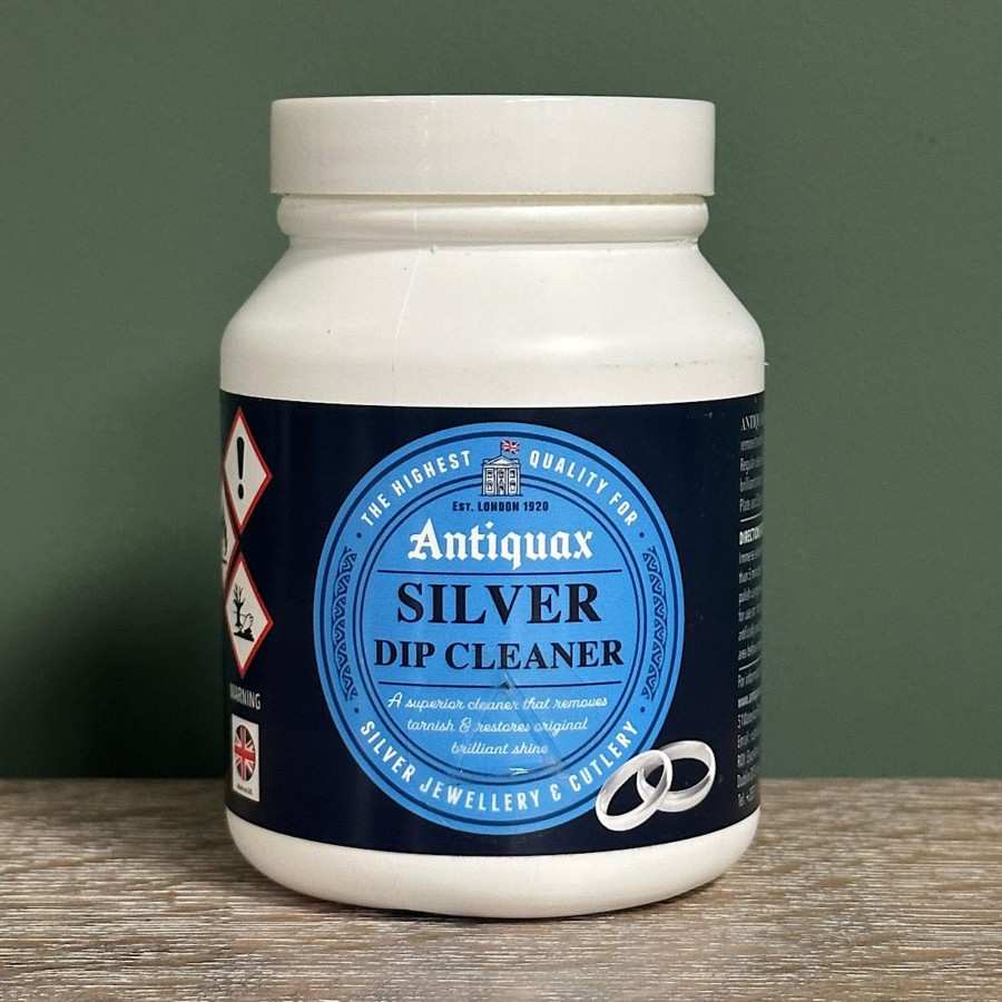 Restoration Materials Antiques World (via WooCommerce) Metal Cleaning / Colouring | Antiquax Silver Dip - 225Ml