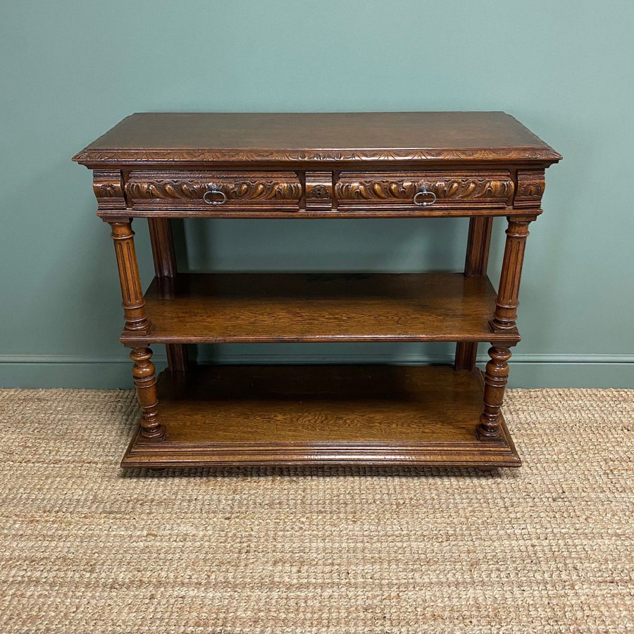 Antique Furniture Antiques World (via WooCommerce) Tables | Superb Quality Victorian Oak Antique Buffet