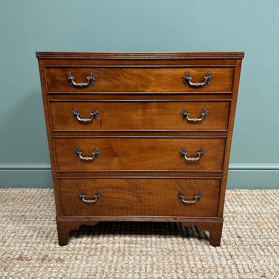 Antique Furniture Antiques World (via WooCommerce) Chest Of Drawers | Small Georgian Design Edwardian Antique Chest Of Drawers