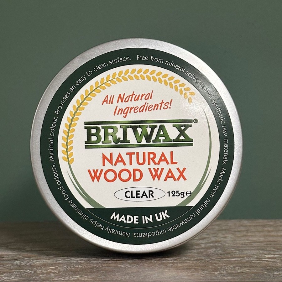 Antique Furniture Antiques World (via WooCommerce) Furniture Wax | Briwax Natural Vegan Wood Wax 125Ml