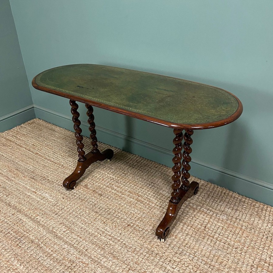 Antique Furniture Antiques World (via WooCommerce) Desks | Elegant Antique Victorian Writing Table