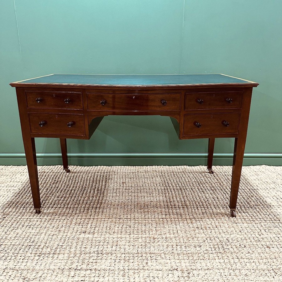 Antique Furniture Antiques World (via WooCommerce) Desks | Quality Mahogany Victorian Antique Writing Desk