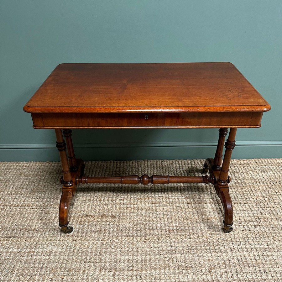 Antique Furniture Antiques World (via WooCommerce) Tables | Superb Quality Antique Writing Table By Johnstone & Jeanes