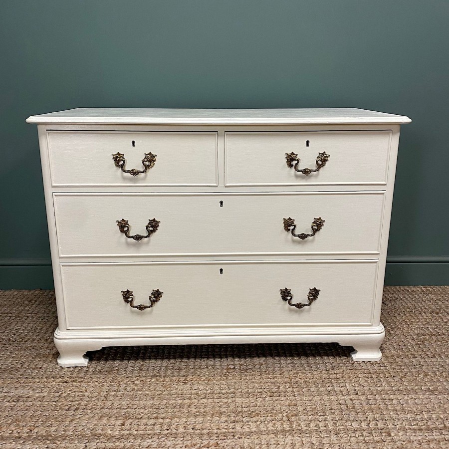 Antique Furniture Antiques World (via WooCommerce) Chest Of Drawers | Quality Antique Painted Chest Of Drawers