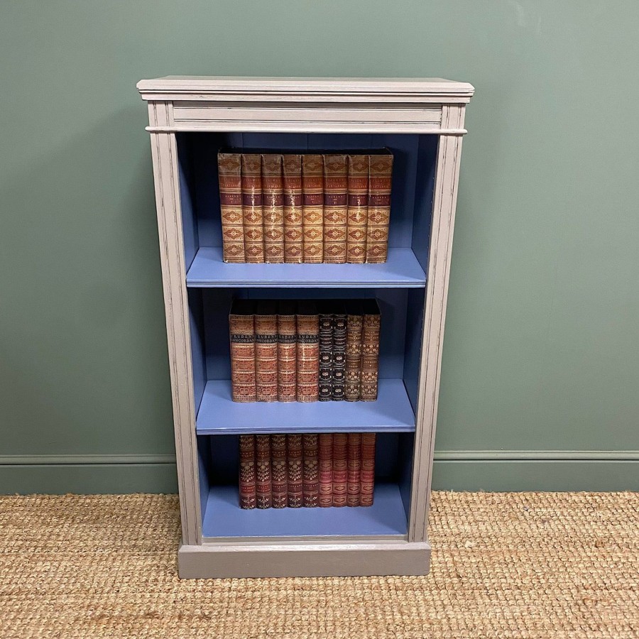 Antique Furniture Antiques World (via WooCommerce) Bookcases | Country House Antique Painted Bookcase