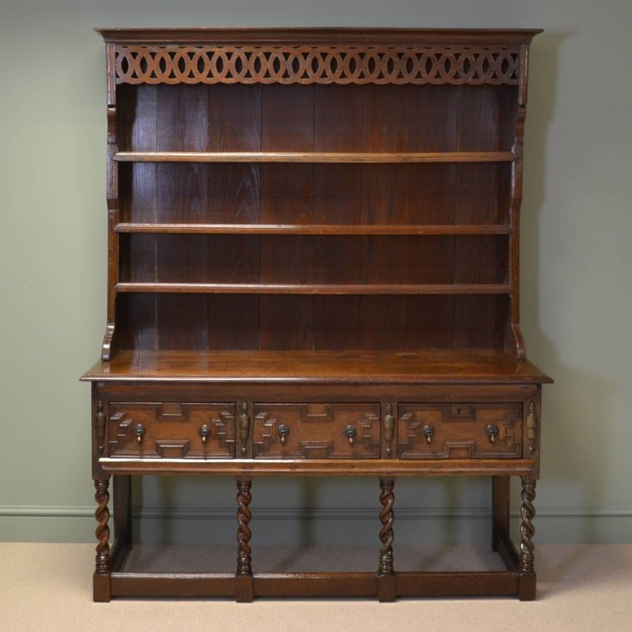 Antique Furniture Antiques World (via WooCommerce) Dressers | Large Quality Victorian Antique Oak Dresser