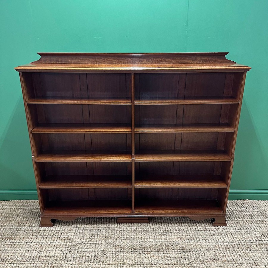 Antique Furniture Antiques World (via WooCommerce) Bookcases | Antique Victorian Mahogany Large Open Bookcase