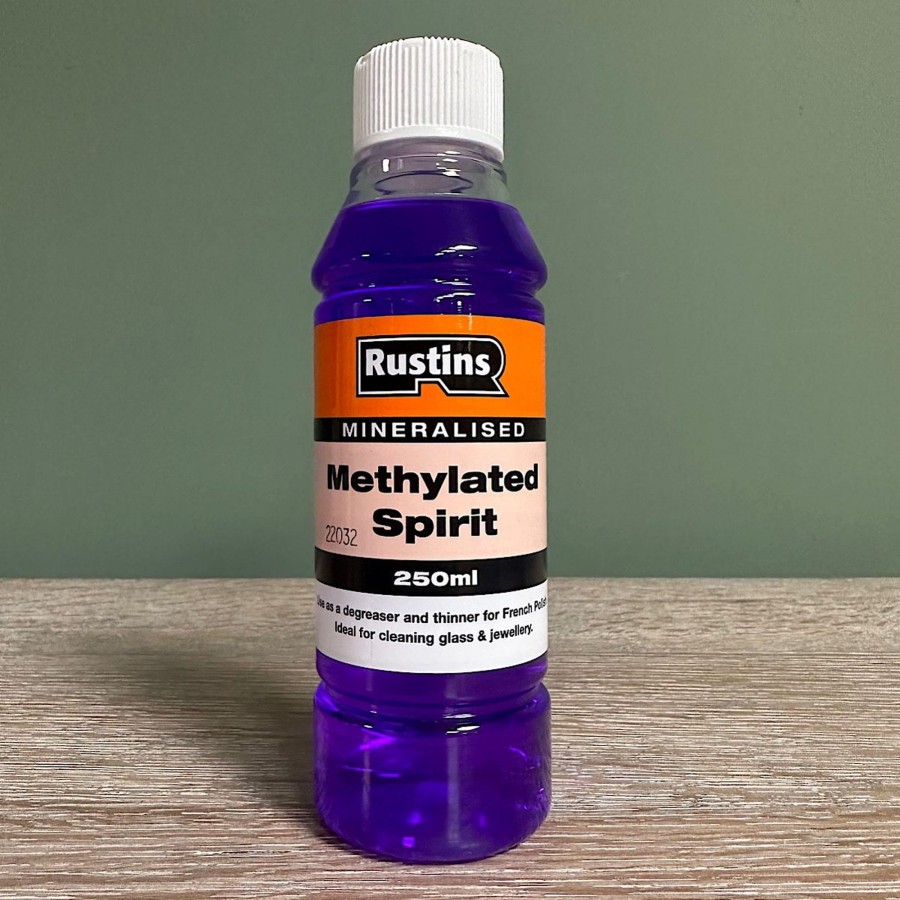 Restoration Materials Antiques World (via WooCommerce) French Polish | Rustins Methylated Spirit 250Ml