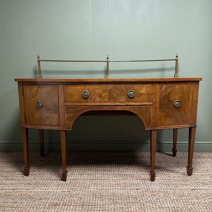 Antique Furniture Antiques World (via WooCommerce) Sideboards | Large Mahogany Antique Victorian Sideboard By Robson & Sons