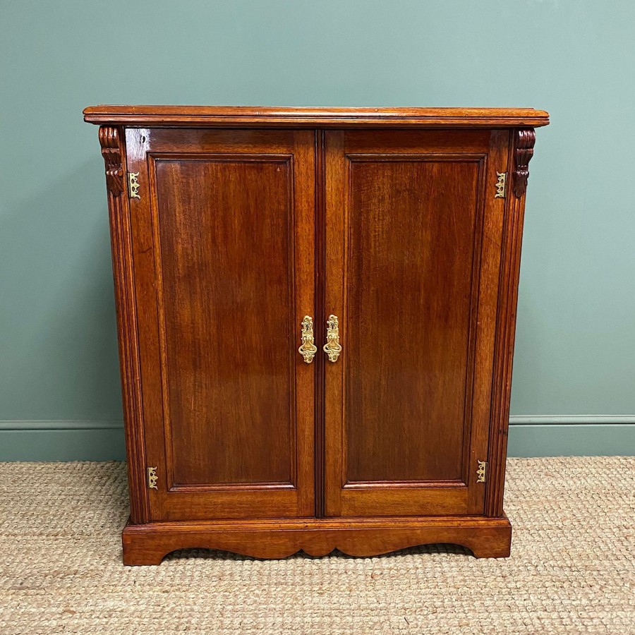 Antique Furniture Antiques World (via WooCommerce) Cupboards & Cabinets | Quality Victorian Walnut Antique Cupboard