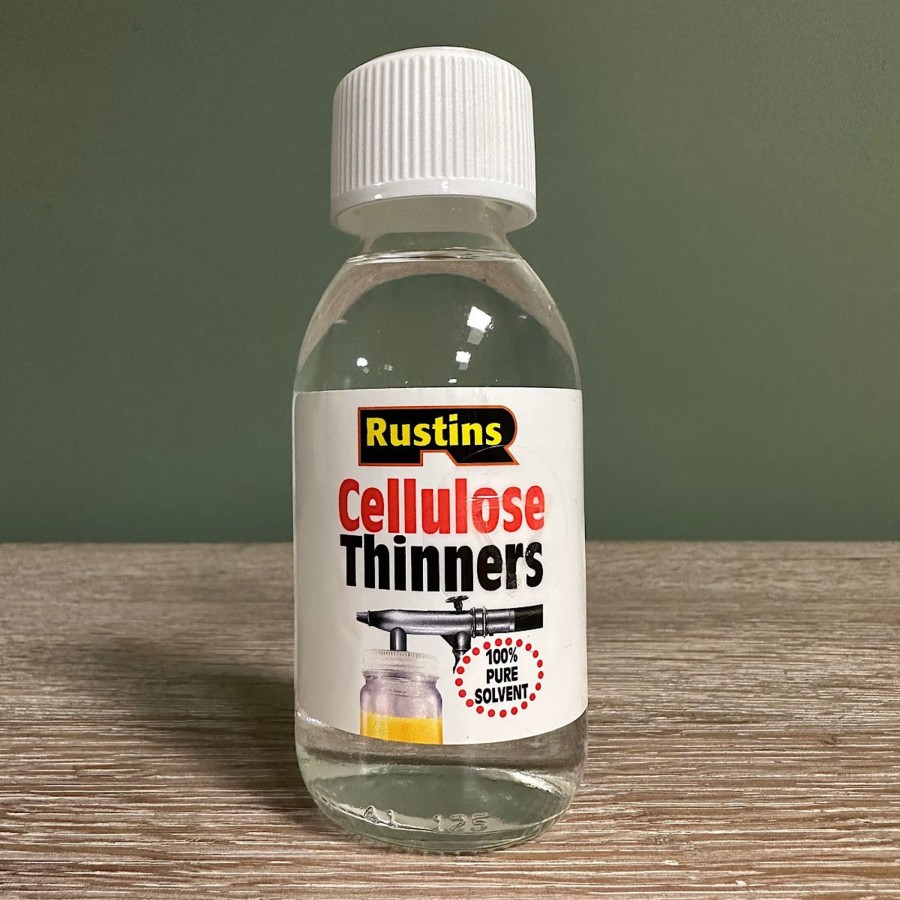 Restoration Materials Antiques World (via WooCommerce) Metal Cleaning / Colouring | Rustins Cellulose Thinners 125Ml