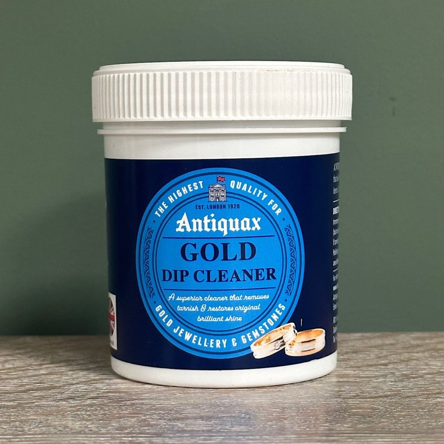 Restoration Materials Antiques World (via WooCommerce) Metal Cleaning / Colouring | Antiquax Gold Dip 225Ml