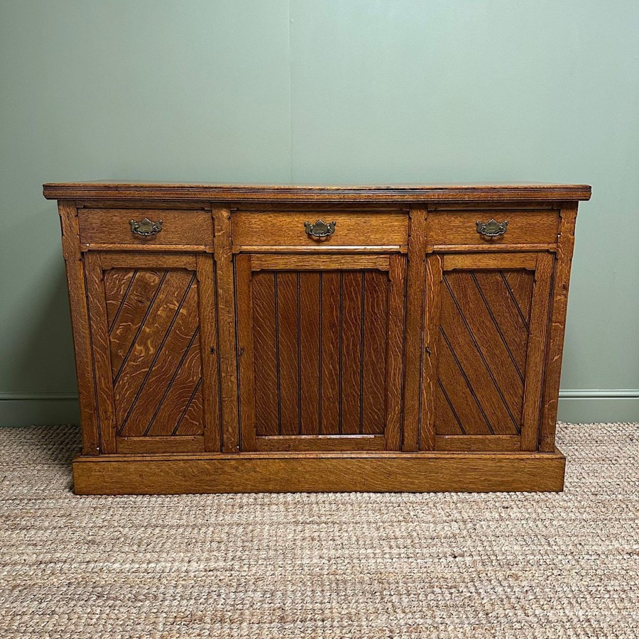 Antique Furniture Antiques World (via WooCommerce) Sideboards | Quality Victorian Antique Oak Sideboard