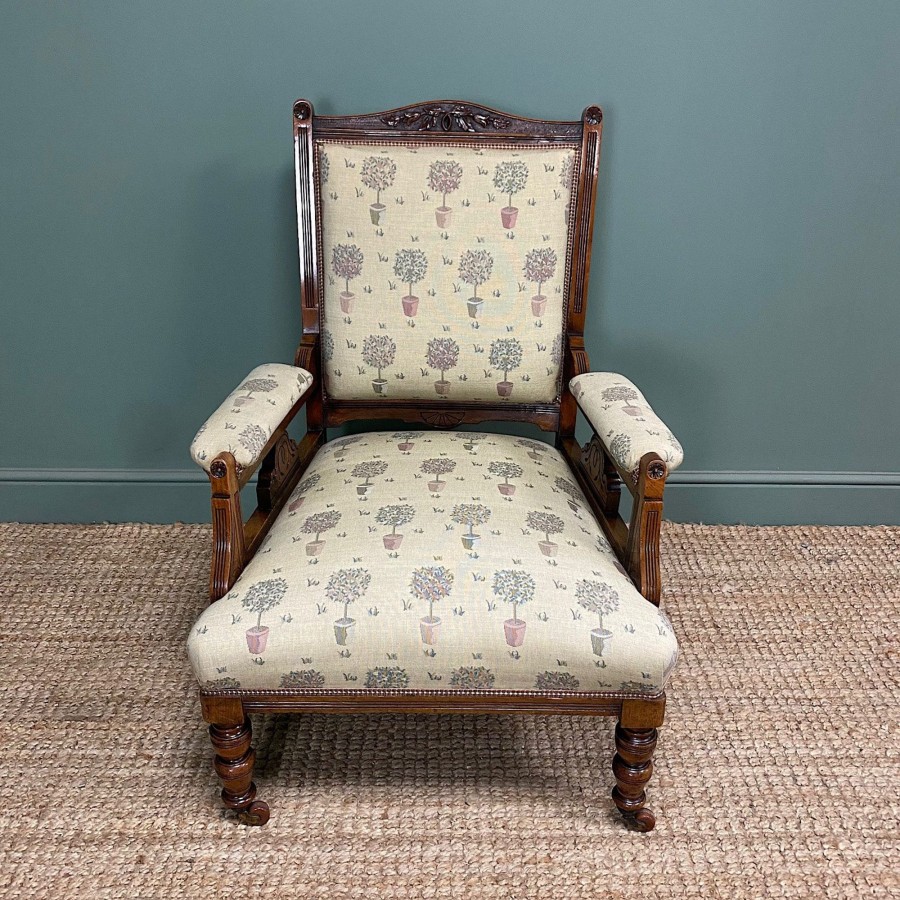 Antique Furniture Antiques World (via WooCommerce) Chairs | Quality Victorian Antique Armchair