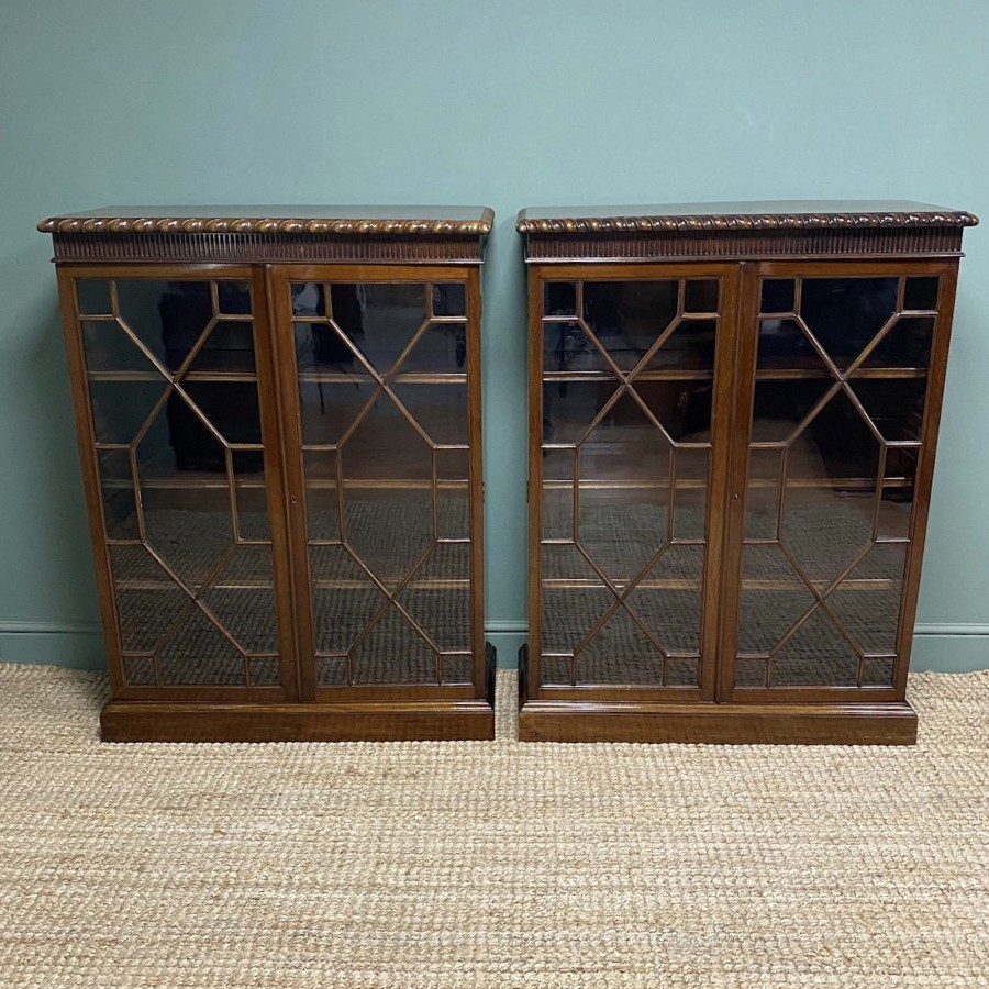 Antique Furniture Antiques World (via WooCommerce) Bookcases | Stunning Pair Of Antique Bookcases