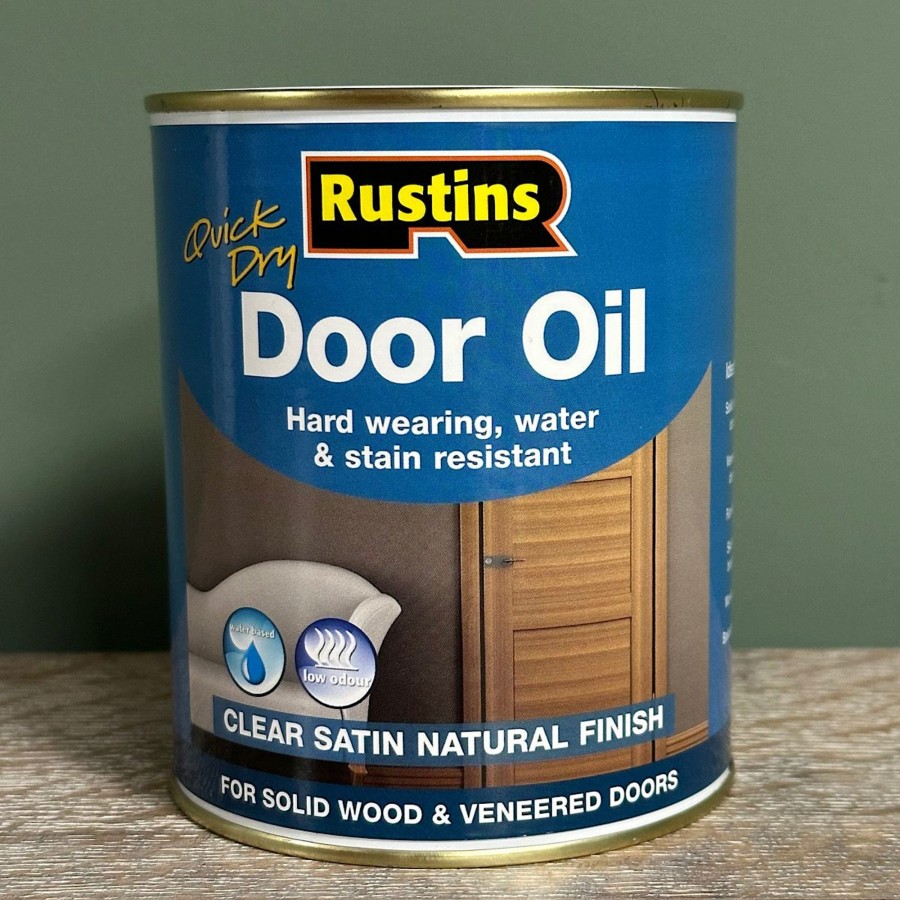 Restoration Materials Antiques World (via WooCommerce) Wood Oil | Rustins Door Oil 750Ml