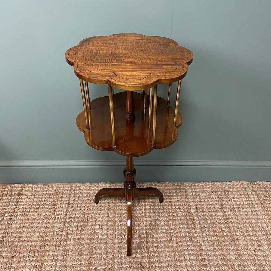 Antique Furniture Antiques World (via WooCommerce) Tables | Quality Edwardian Mahogany Revolving Book Table