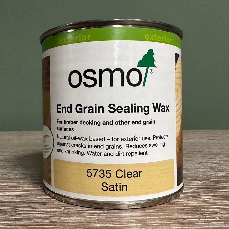 Restoration Materials Antiques World (via WooCommerce) Exterior Wood Oil | Osmo End Grain Sealing Wax - Protect Exterior Wood Grain