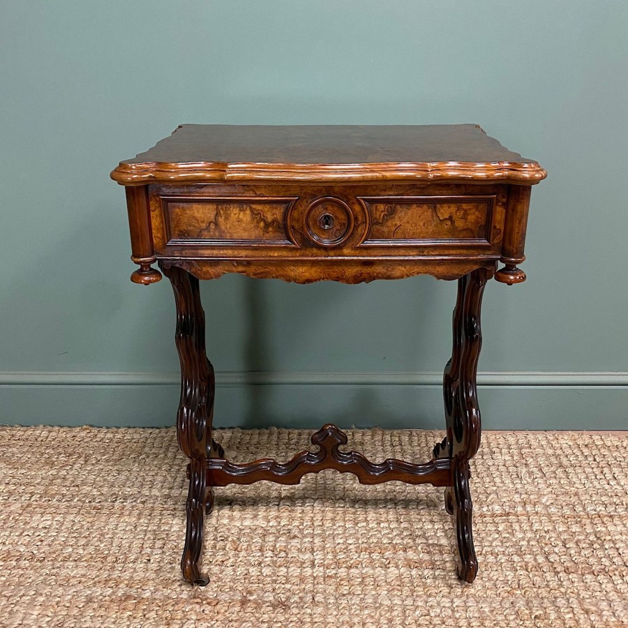 Antique Furniture Antiques World (via WooCommerce) Occasional Tables | Fine Victorian Walnut Antique Side Table