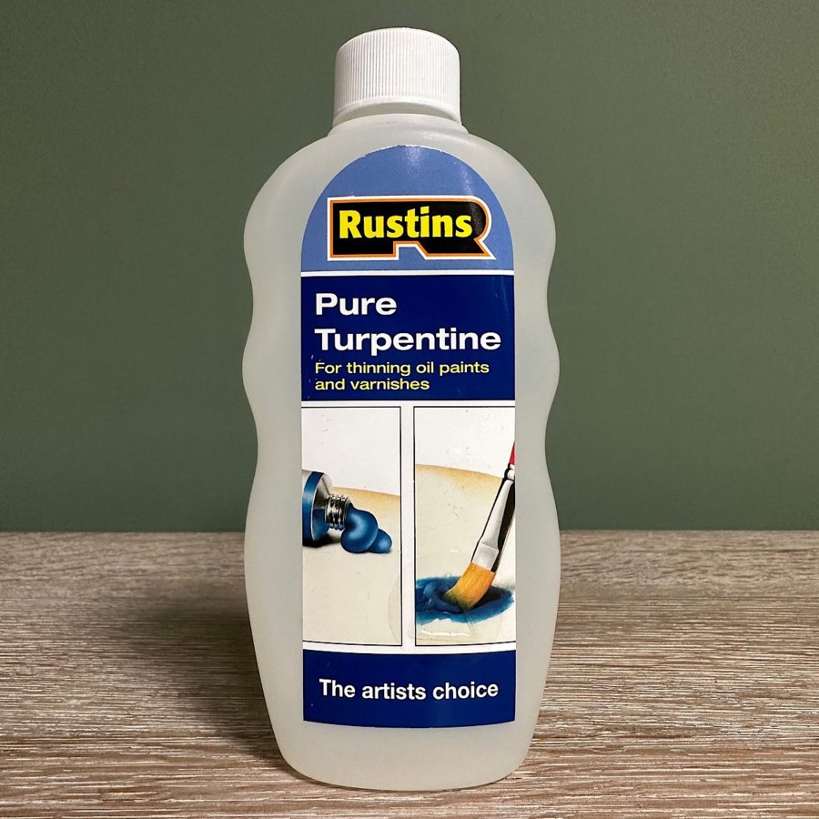 Restoration Materials Antiques World (via WooCommerce) Wood Cleaner | Rustins Pure Turpentine 300Ml