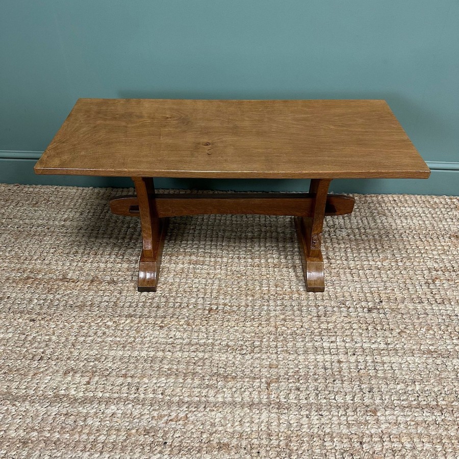 Antique Furniture Antiques World (via WooCommerce) Occasional Tables | Superb Oak Squirrelman Coffee Table