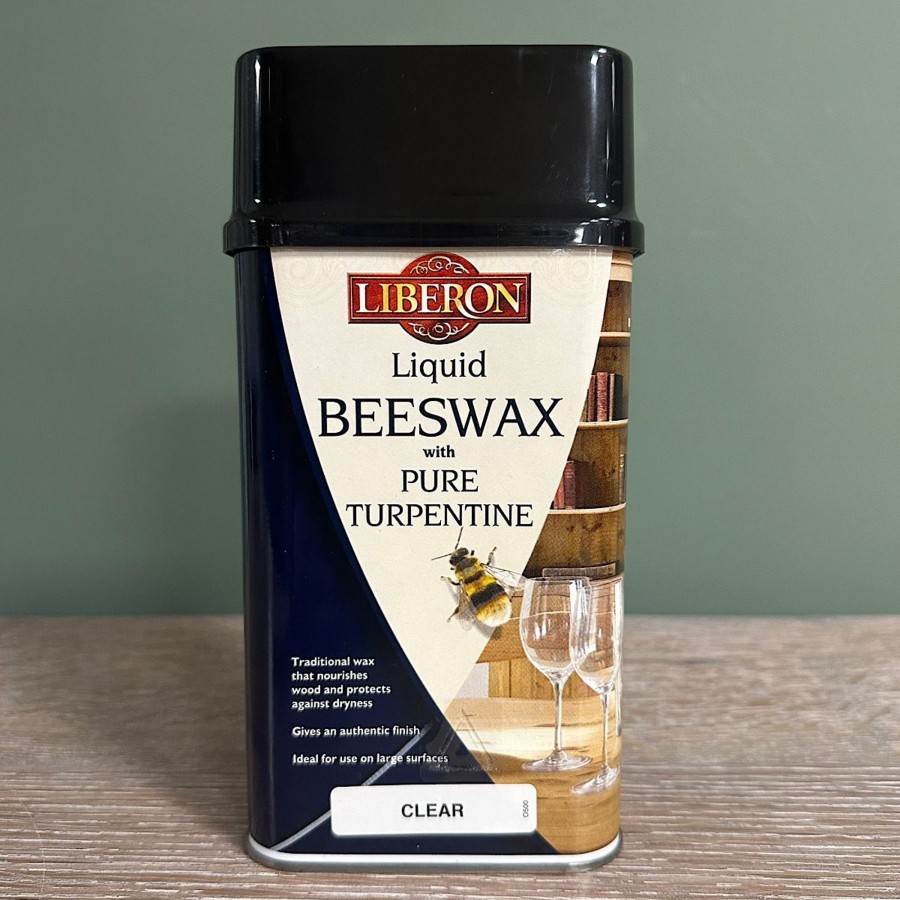 Antique Furniture Antiques World (via WooCommerce) Furniture Wax | Liberon Liquid Beeswax With Pure Turpentine 500Ml