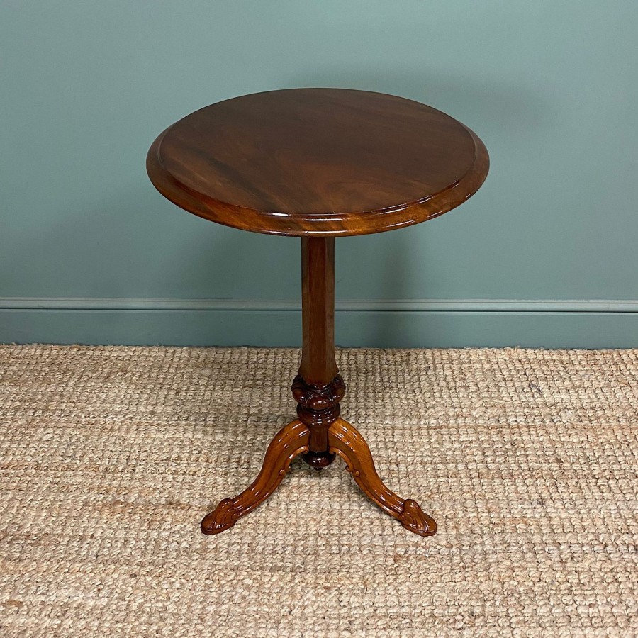 Antique Furniture Antiques World (via WooCommerce) Tables | Quality Antique Victorian Mahogany Lamp Table / Occasional Table