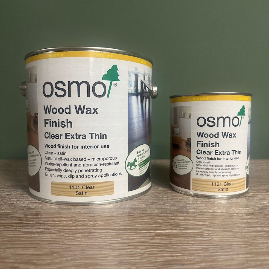 Restoration Materials Antiques World (via WooCommerce) Wood Oil | Osmo Wood Wax Extra Thin - For Ingredient Rich Hardwoods