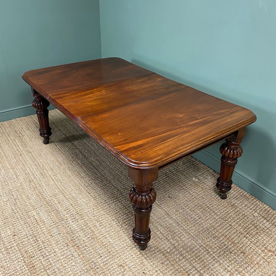 Antique Furniture Antiques World (via WooCommerce) Dining Tables | Country Mahogany Extending Antique Wind-Out Dining Table