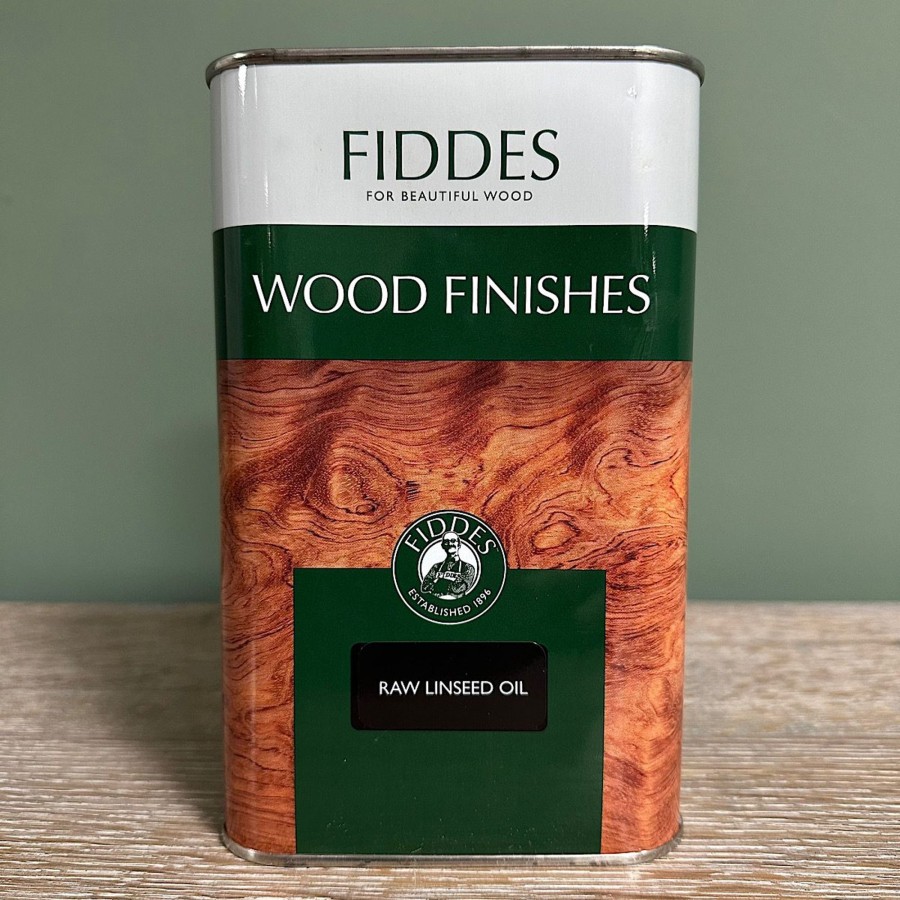 Restoration Materials Antiques World (via WooCommerce) Wood Oil | Fiddes Raw Linseed Oil 1 Litre