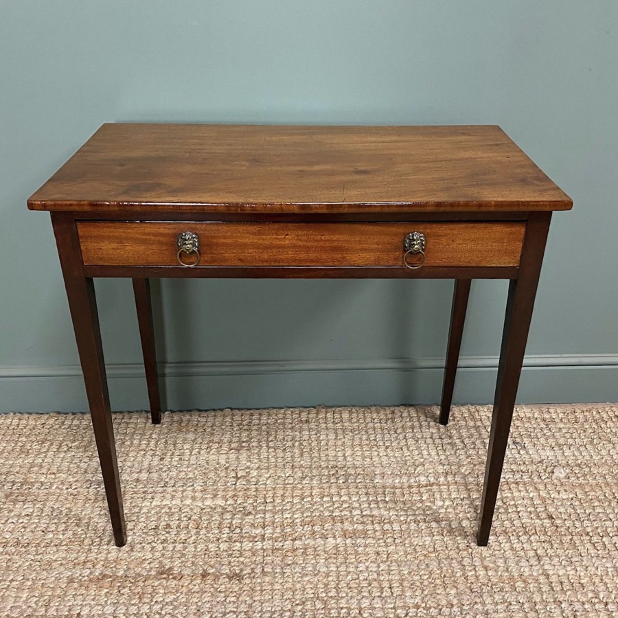 Antique Furniture Antiques World (via WooCommerce) Tables | Elegant Antique Georgian Mahogany Side Table