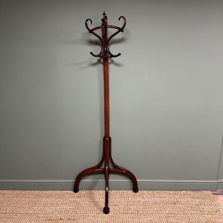 Antique Furniture Antiques World (via WooCommerce) Collectables | Superb Edwardian Antique Bentwood Coat Stand