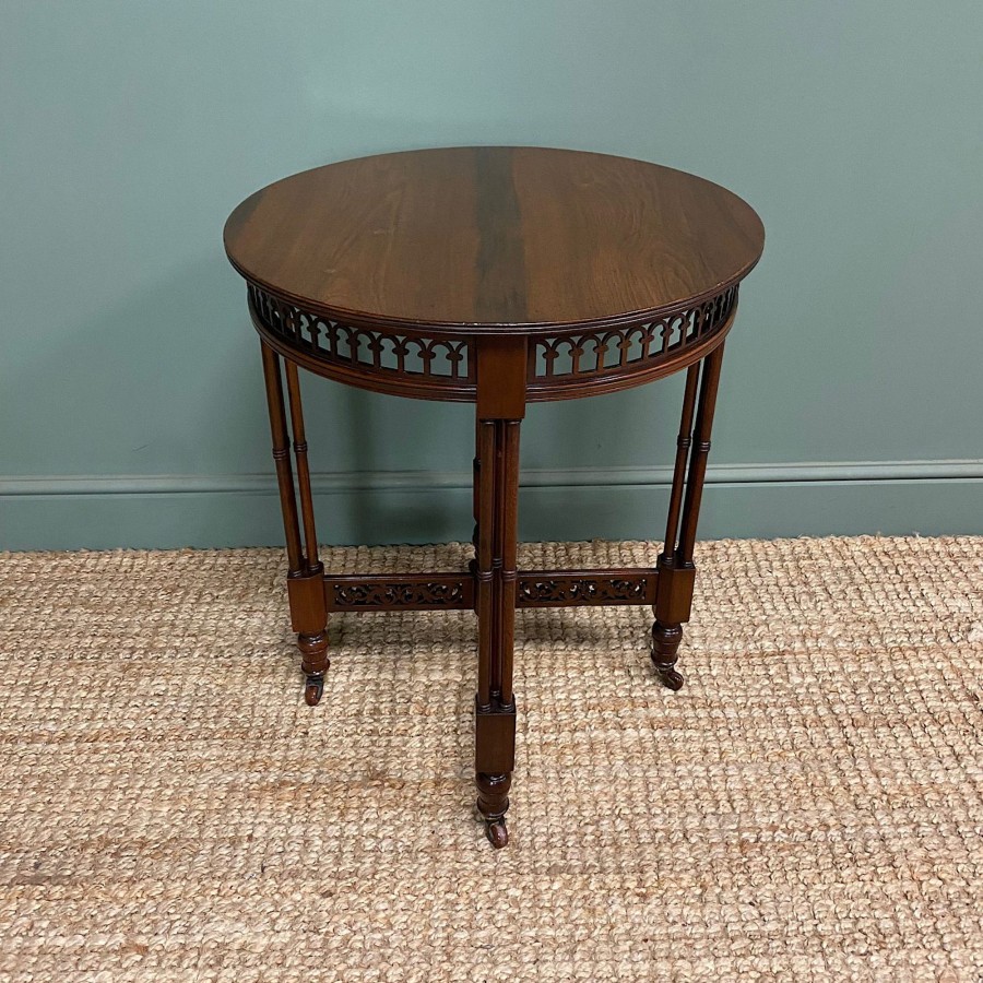 Antique Furniture Antiques World (via WooCommerce) Tables | Quality Victorian Antique Quarter Column Table