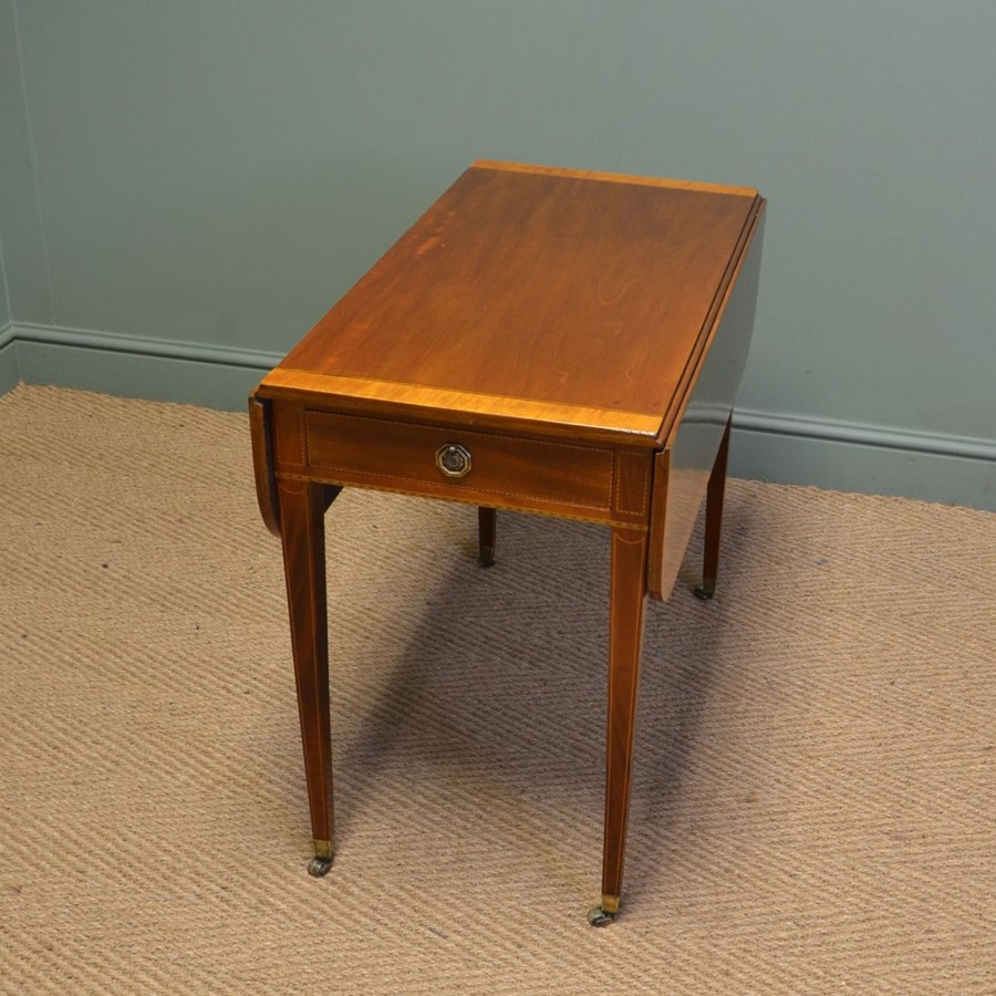 Antique Furniture Antiques World (via WooCommerce) Tables | Elegant Antique Victorian Drop Leaf Table