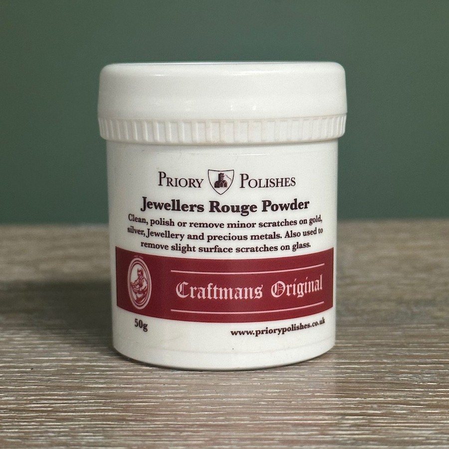 Restoration Materials Antiques World (via WooCommerce) Jewellery Cleaner | Jewellers Rouge Powder - 50G