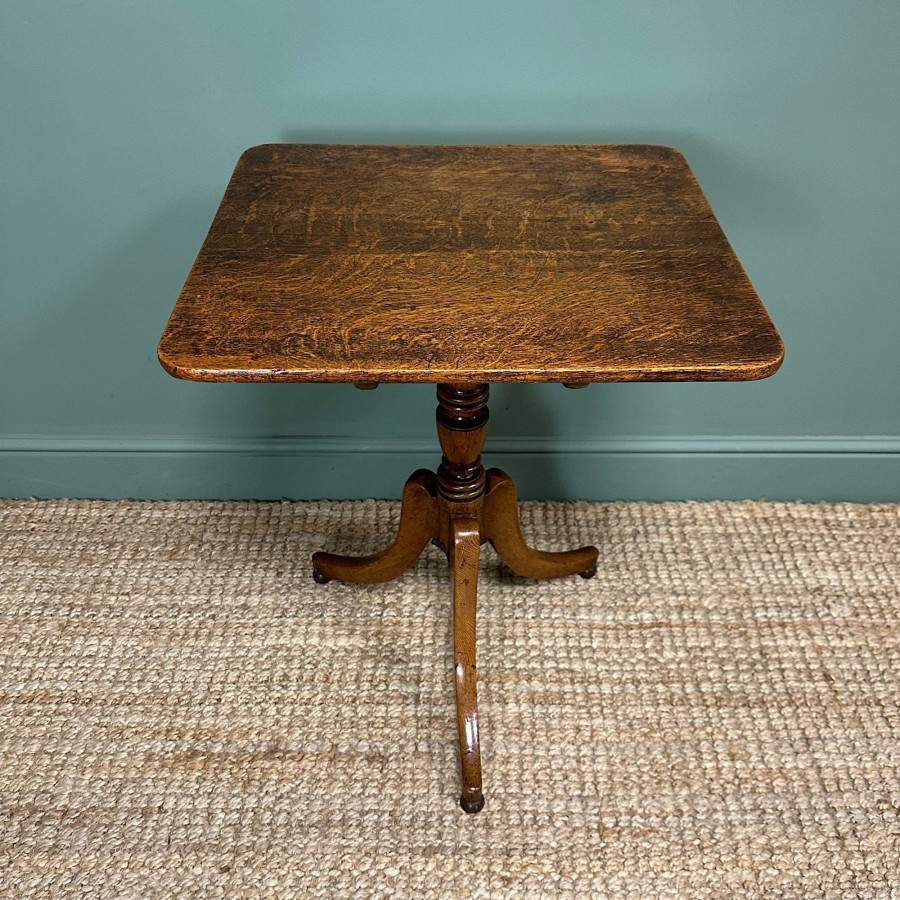 Antique Furniture Antiques World (via WooCommerce) Tables | Country House Antique Georgian Oak Tripod Table