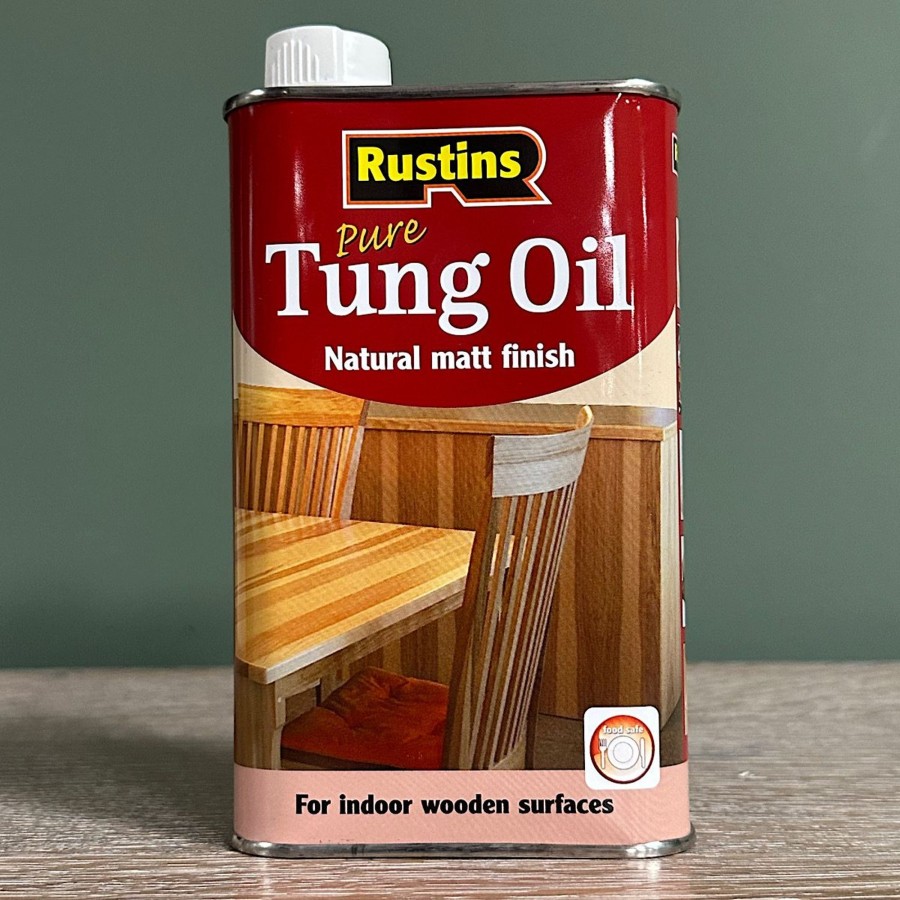 Restoration Materials Antiques World (via WooCommerce) Wood Oil | Rustins Tung Oil 500Ml