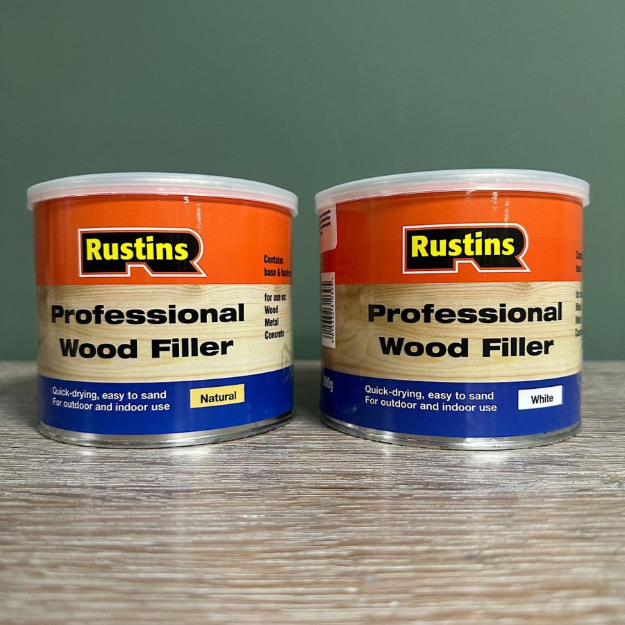 Restoration Materials Antiques World (via WooCommerce) Wood Filler | Rustins 2-Part Wood Filler - 500G