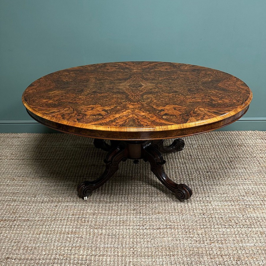 Antique Furniture Antiques World (via WooCommerce) Dining Tables | Stunning Antique Victorian Walnut Dining Table