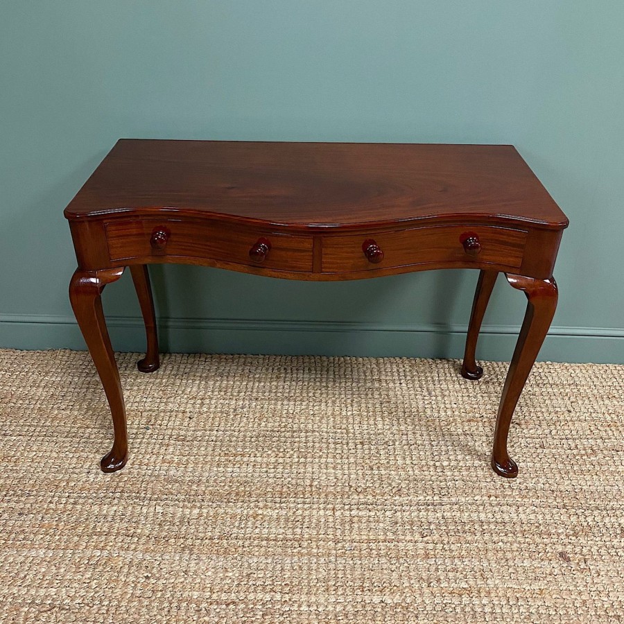 Antique Furniture Antiques World (via WooCommerce) Tables | Fine Quality Georgian Mahogany Antique Writing Table