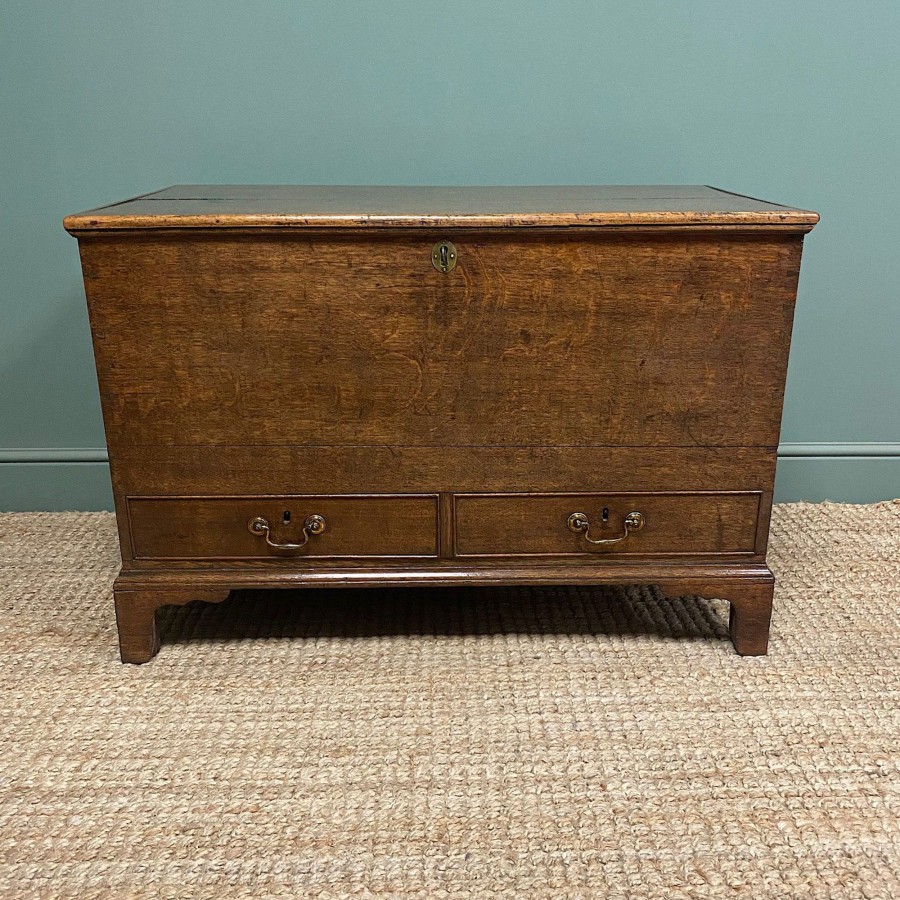 Antique Furniture Antiques World (via WooCommerce) Chest Of Drawers | Stunning Georgian Warm Oak Antique Mule Chest