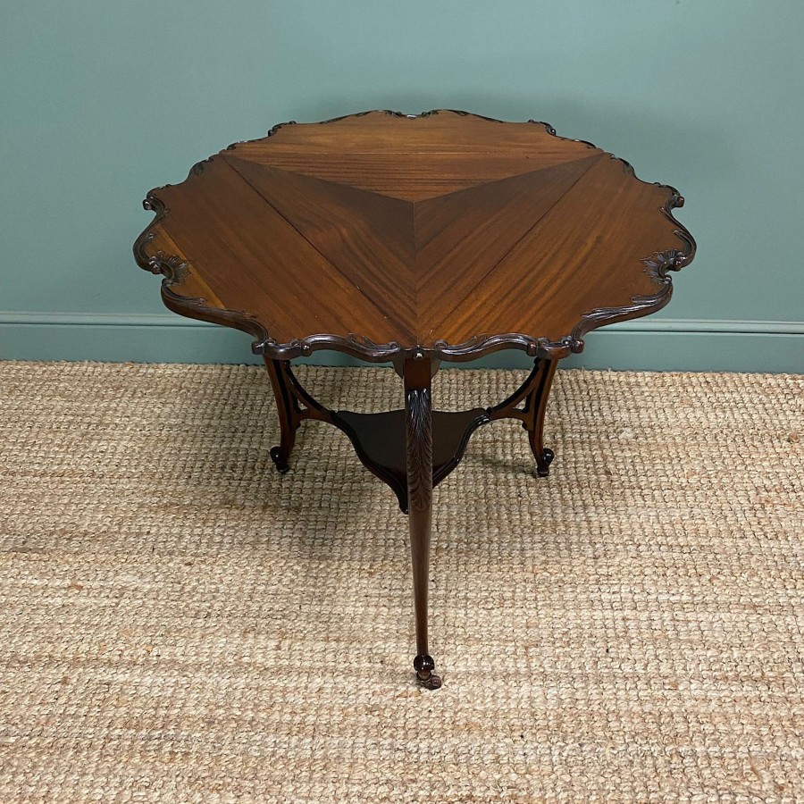 Antique Furniture Antiques World (via WooCommerce) Dining Tables | Unusual Victorian Antique Corner Table