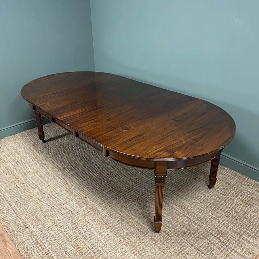 Antique Furniture Antiques World (via WooCommerce) Dining Tables | Quality Antique Extending Edwardian Mahogany Dining Table